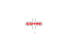 Tablet Screenshot of cotini.it